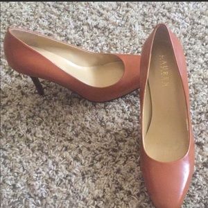 Ralph Loren high heels /size 7.5/ brownish redish